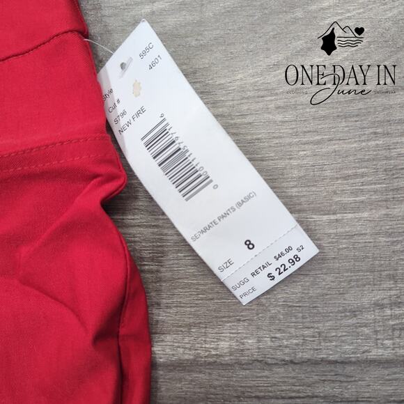 N Touch Pull on Capri Pants Size 8 - Picture 2 of 6